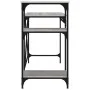 Schreibtisch mit Regalen aus Eisen und grauem Sonoma-Holz, 105 x 50 x 90 cm von vidaXL, Schreibtische - Ref: Foro24-826717, P...