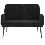 Black velvet bench 108x79x79 cm by vidaXL, Banks - Ref: Foro24-351419, Price: 138,30 €, Discount: %