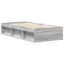 Estructura de cama gris Sonoma 90x190 cm
