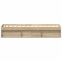 Estructura de cama roble Sonoma 75x190 cm