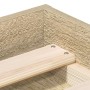 Estructura de cama roble Sonoma 75x190 cm