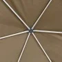 Removable hexagonal tent with taupe gray walls 3.6x3.1m 220g/m² by vidaXL, Tents and gazebos - Ref: Foro24-362013, Price: 223...