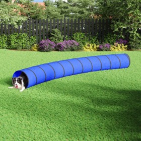 Túnel para perros poliéster azul Ø55x500 cm
