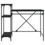 Escritorio con estantes madera contrachapada negro 105x50x90 cm de vidaXL, Escritorios - Ref: Foro24-826714, Precio: 67,52 €,...