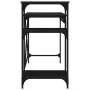 Desk with shelves black plywood 105x50x90 cm by vidaXL, Desks - Ref: Foro24-826714, Price: 67,60 €, Discount: %