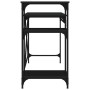 Escritorio con estantes madera contrachapada negro 105x50x90 cm de vidaXL, Escritorios - Ref: Foro24-826714, Precio: 67,52 €,...