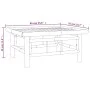 7-teiliges Gartenmöbel-Set aus Bambus mit dunkelgrauen Kissen von vidaXL, Gartensets - Ref: Foro24-3155221, Preis: 727,55 €, ...