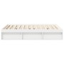 Estructura de cama blanca 120x200 cm