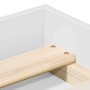 Estructura de cama blanca 120x200 cm