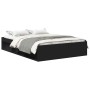 Estructura de cama negra 120x200 cm