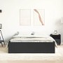 Estructura de cama negra 120x200 cm