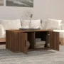 Mesa de centro madera contrachapada roble marrón 80x50x36 cm de vidaXL, Mesas de centro - Ref: Foro24-816519, Precio: 64,05 €...