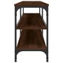 TV-Möbel Metall und Sperrholz braune Eiche 180x30x50cm von vidaXL, TV-Möbel - Ref: Foro24-826758, Preis: 84,98 €, Rabatt: %