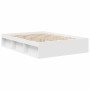 Estructura de cama blanca 140x200 cm