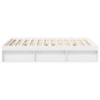 Estructura de cama blanca 140x200 cm