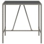 Hoher Stehtisch mit grauer PE-Rattan-Glasoberfläche 110x70x110 cm von vidaXL, Gartentische - Ref: Foro24-362589, Preis: 136,4...