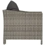 Sillón de jardín con cojín ratán sintético gris de vidaXL, Conjuntos de jardín - Ref: Foro24-362693, Precio: 119,03 €, Descue...