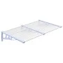 Gray and transparent polycarbonate door canopy 152.5x90 cm by vidaXL, Awnings - Ref: Foro24-153691, Price: 62,79 €, Discount: %