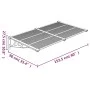 Gray and transparent polycarbonate door canopy 152.5x90 cm by vidaXL, Awnings - Ref: Foro24-153691, Price: 62,79 €, Discount: %