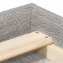 Estructura de cama Sonoma gris 140x200 cm