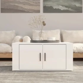 Couchtisch aus glänzend weißem Sperrholz, 80 x 50 x 36 cm von vidaXL, Couchtisch - Ref: Foro24-816514, Preis: 61,90 €, Rabatt: %
