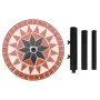 Terracotta and white round umbrella base 12 kg by vidaXL, Umbrella bases - Ref: Foro24-362217, Price: 86,12 €, Discount: %