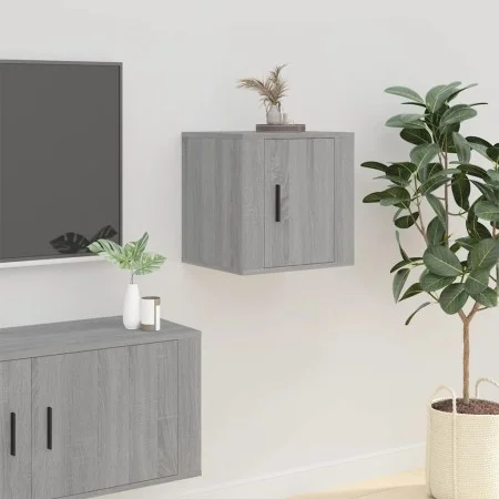 Sonoma gray wall-mounted TV cabinet 40x34.5x40 cm by vidaXL, TV Furniture - Ref: Foro24-816652, Price: 30,49 €, Discount: %