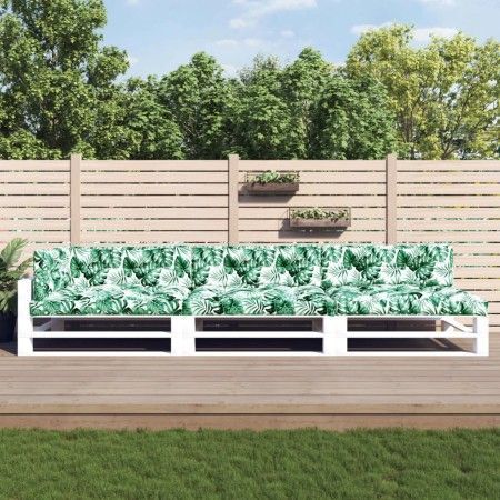 Palettenkissen 7 Stück Stoff mit Blattmuster von vidaXL, Kissen für Stühle und Sofas - Ref: Foro24-3188916, Preis: 187,86 €, ...
