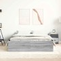 Estructura de cama gris Sonoma 150x200 cm