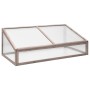 Gewächshaus aus grauem Tannenholz, 110 x 58,5 x 39 cm von vidaXL, Gewächshäuser - Ref: Foro24-362647, Preis: 62,34 €, Rabatt: %