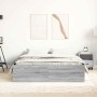 Estructura de cama Sonoma gris 160x200 cm