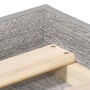 Estructura de cama Sonoma gris 160x200 cm