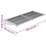 Türvordach aus schwarzem und transparentem Polycarbonat, 239 x 90 cm von vidaXL, Markisen - Ref: Foro24-153686, Preis: 81,78 ...