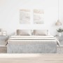 Estructura de cama gris hormigón 180x200 cm