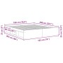 Estructura de cama gris Sonoma 180x200 cm
