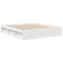Estructura de cama blanca 200x200 cm