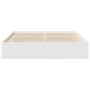 Estructura de cama blanca 200x200 cm