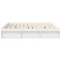 Estructura de cama blanca 200x200 cm