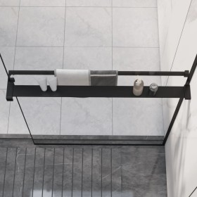 Wandduschablage aus schwarzem Aluminium 80 cm von vidaXL, Badezimmerzubehör - Ref: Foro24-153615, Preis: 44,17 €, Rabatt: %