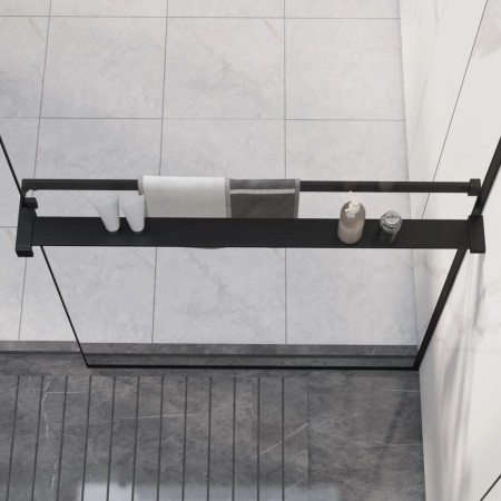 Wandduschablage aus schwarzem Aluminium 80 cm von vidaXL, Badezimmerzubehör - Ref: Foro24-153615, Preis: 44,17 €, Rabatt: %