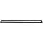 Shower wall shelf black aluminum 80 cm by vidaXL, Bathroom accessories - Ref: Foro24-153615, Price: 43,43 €, Discount: %