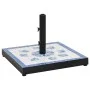 Blue and white square umbrella base 12 kg by vidaXL, Umbrella bases - Ref: Foro24-362222, Price: 74,26 €, Discount: %
