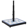 Blau-weißer quadratischer Schirmständer, 12 kg von vidaXL, Schirmständer - Ref: Foro24-362222, Preis: 75,43 €, Rabatt: %