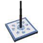 Blau-weißer quadratischer Schirmständer, 12 kg von vidaXL, Schirmständer - Ref: Foro24-362222, Preis: 75,43 €, Rabatt: %