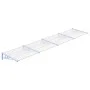 Gray and transparent polycarbonate door canopy 396x90 cm by vidaXL, Awnings - Ref: Foro24-153696, Price: 119,29 €, Discount: %