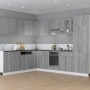Grauer Küchenofenschrank aus Holzwerkstoff 60x46x81,5 cm von vidaXL, Küchenschränke - Ref: Foro24-825835, Preis: 66,34 €, Rab...