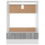 Grauer Küchenofenschrank aus Holzwerkstoff 60x46x81,5 cm von vidaXL, Küchenschränke - Ref: Foro24-825835, Preis: 66,34 €, Rab...