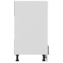 Armario de horno cocina madera ingeniería gris 60x46x81,5 cm de vidaXL, Armarios de cocina - Ref: Foro24-825835, Precio: 65,5...