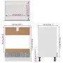 Armario de horno cocina madera ingeniería gris 60x46x81,5 cm de vidaXL, Armarios de cocina - Ref: Foro24-825835, Precio: 65,5...