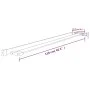 Duschwandregal aus schwarzem Aluminium, 118 cm von vidaXL, Badezimmerzubehör - Ref: Foro24-153619, Preis: 84,64 €, Rabatt: %